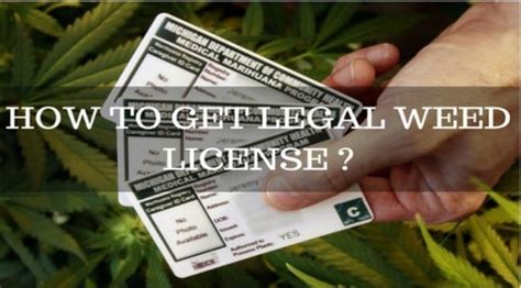 How To Get Legal Weed License Pot Valet