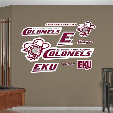 Eastern Kentucky Colonels Logo Wall Decal Shop Fathead® For Eastern