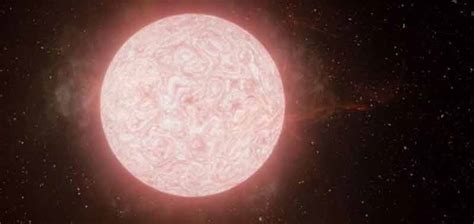 Des Astronomes Ont Observé Lexplosion Dune Supergéante Rouge Pour La