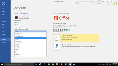 Office 2013 thiết kế lại giao diện trên hầu hết các ứng dụng với màu sắc tươi sáng hơn, dễ nhìn hơn. Preview serta Kelebihan dan Kekurangan dari Microsoft office 2016 - Rizwan Wahyudi