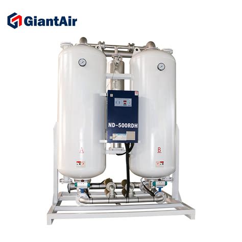 Heated Heatless Regenerative M Min Desiccant Air Dryer With