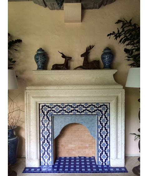 Moroccan Fireplace Mission Tile West