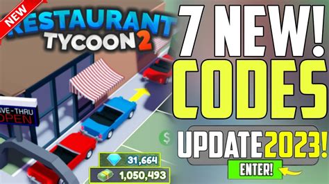 New Update Restaurant Tycoon 2 Codes Roblox Restaurant Tycoon 2