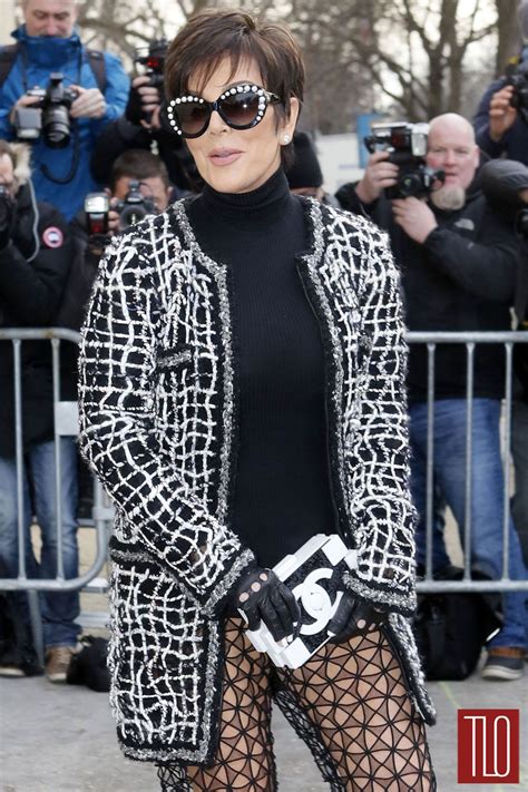 Kris Jenner At The Chanel Couture Show Tom Lorenzo