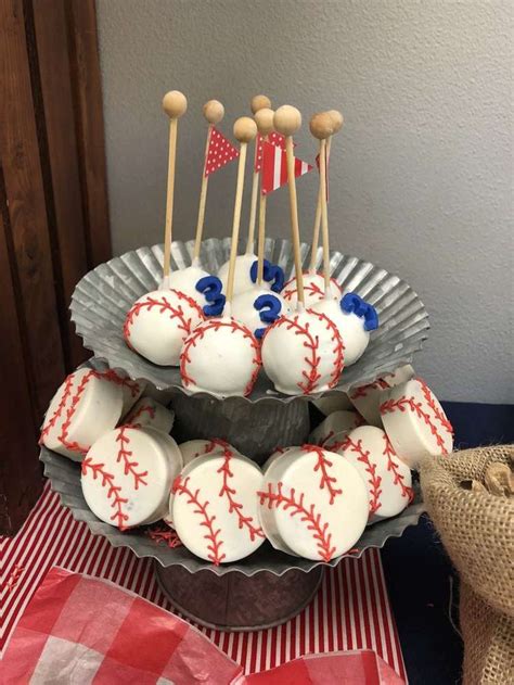 Baseball Birthday Party Ideas Photo 5 Of 10 Boys First Birthday