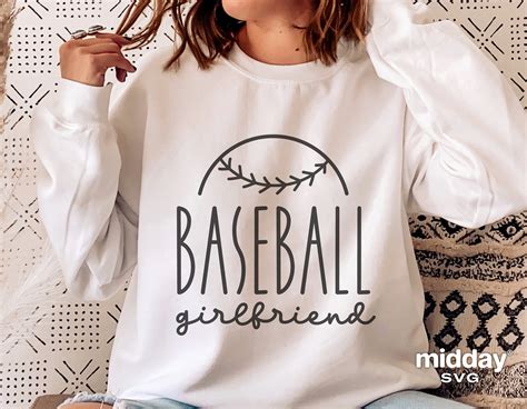 Baseball Girlfriend Shirt Svg Png Eps Dxf For Girls Baseball Cricut Cut