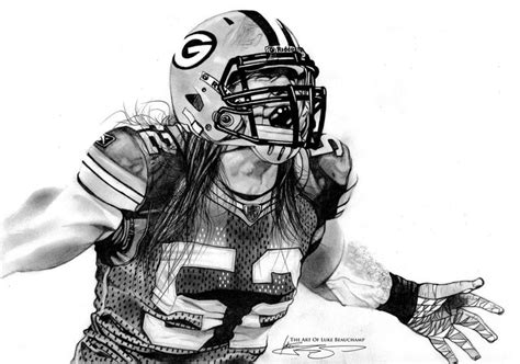 Clay Matthews By Beauchal Clay Matthews Free Coloring Pages