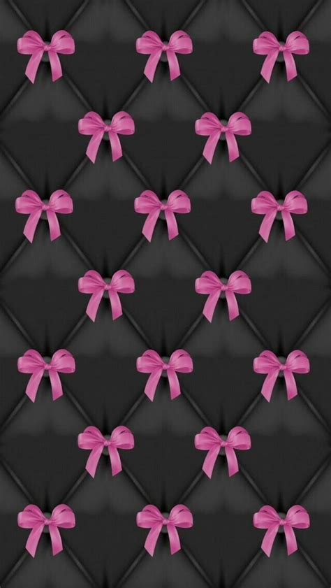 Pink Bows Bow Wallpaper Pretty Phone Wallpaper Pink Wallpaper Girly