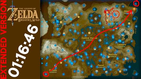 Zelda Breath Of The Wild Cruzando El Mapa De Gerudo A Isla Lomei