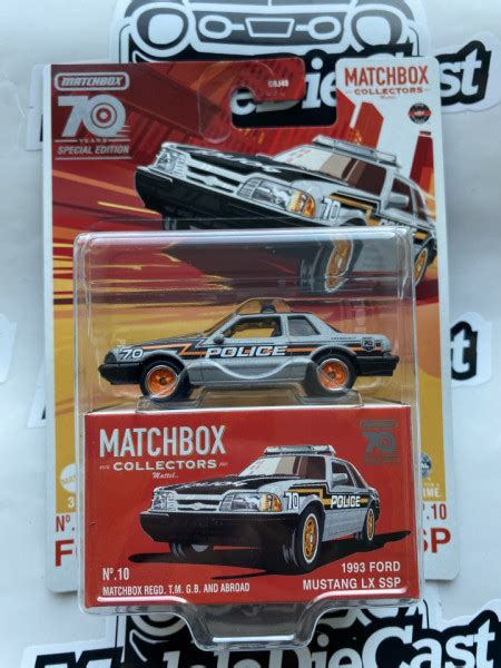 Ford Mustang LX SSP Years Special Edition Matchbox Collectors