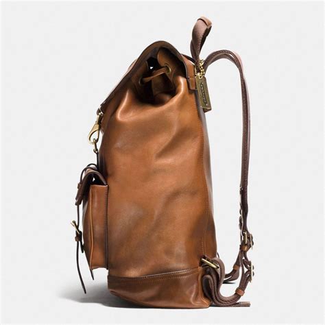 Coach Bleecker Backpack In Leather In Mahogany Modesens