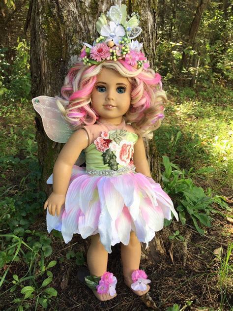 American Girl Doll Custom Ooak Magical Rainbow Woodland Fairy Etsy