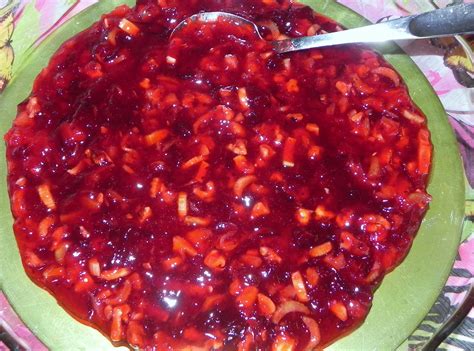 Ingredients · 12 ounces fresh cranberries · 1 cup sugar · 1 cup water · 1/2 teaspoon packed, grated lemon zest · 1/2 teaspoon coarse kosher salt · 1/2 cup chopped . Grammie's Cranberry Salad | Recipe | Cranberry salad ...