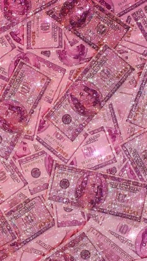 Download Pink Girly Money Wallpaper