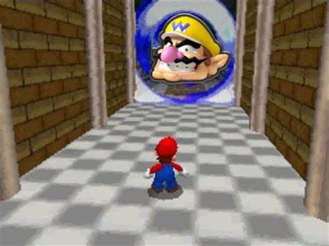 Wario Apparition In Super Mario 64 Ds