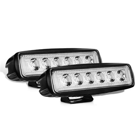 Nilight 2pcs 18w Spot Led Pods For Off Road Lighting 2 Years Warranty
