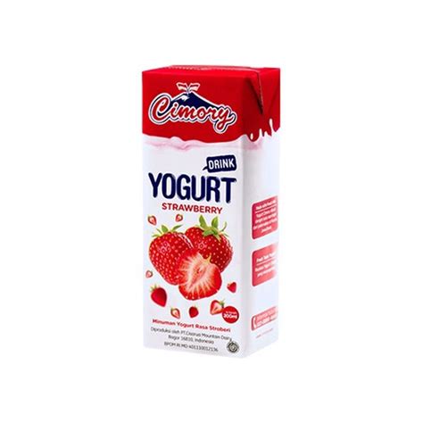 Cimory Yogurt Drink Strawberry UHT 200mL Indonesia Distribution Hub