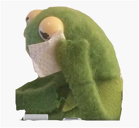 Sad Kermit Sadkermit Freetoedit Kermit Crying Hd Png Download