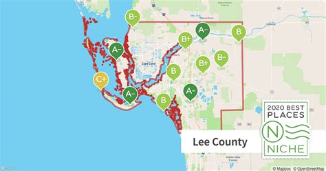 Lee County Zip Codes Map Florida United States Map