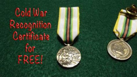 Did You Request Your Free Cold War Recognition Certificate Rallypoint