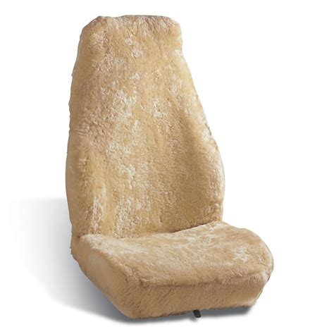 the genuine sheepskin seat cover hammacher schlemmer