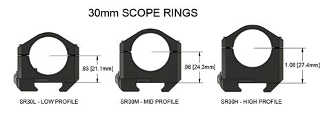 30mm Precision Scope Rings Medium Addley Precision