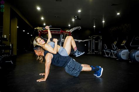 Gym Themed San Diego Engagement Photoshoot Laila Mark Atlanta