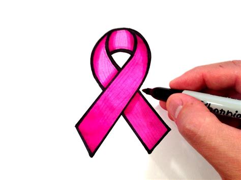 Cancer Ribbon Drawing At Getdrawings Free Download
