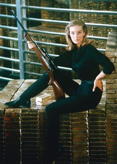 Tania Mallet As Tilly Masterson In Goldfinger In James Bond