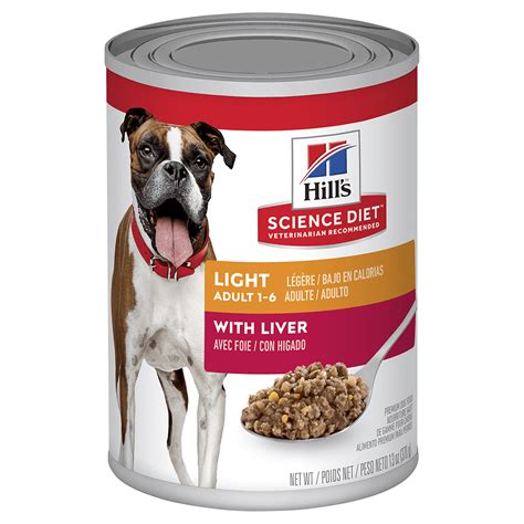Buy Hills Science Diet Adult Light Liver Canned Dog Food Online Low
