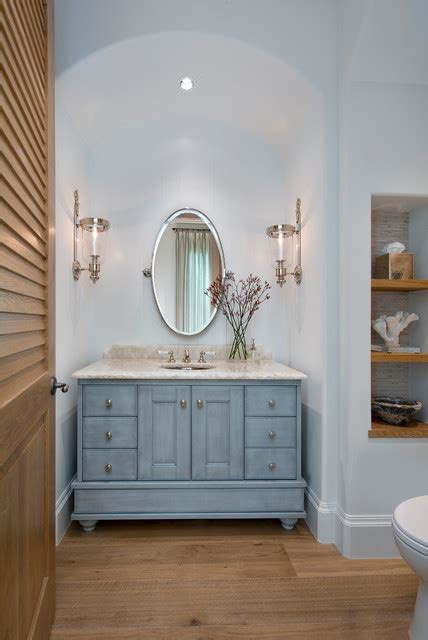 custom coastal cottage beach style powder room other by naples bay builders inc