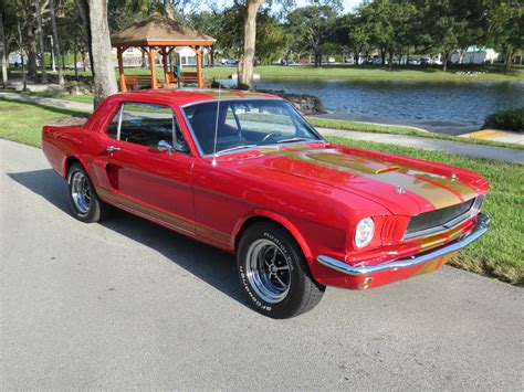 1966 Ford Mustang Coupe Gt350 H Hert Edition Tribute Red With Gold
