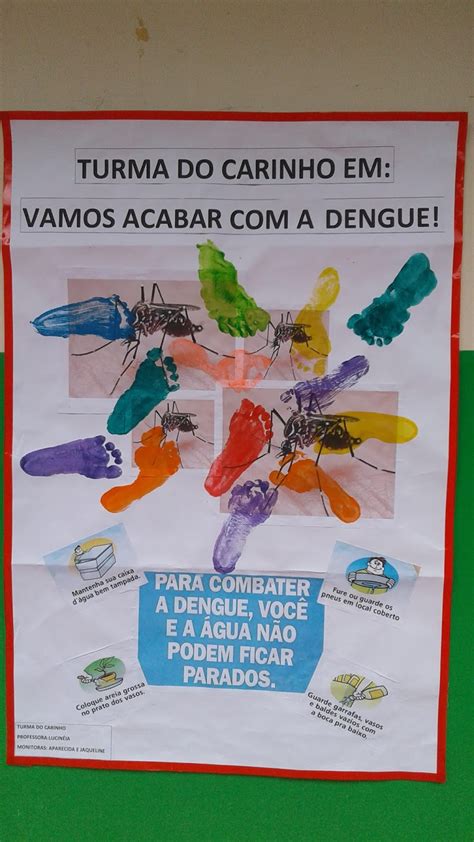 A Gente Professor Professora N Ia Mural Sobre Dengue