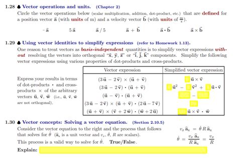 10 8 study guide and intervention equations of circles … , a circle is _ about a polygon if it contains all vertices of that 6. Solved: 1.28 Ф Vector Operations And Units. (Chapter 2) Ci... | Chegg.com
