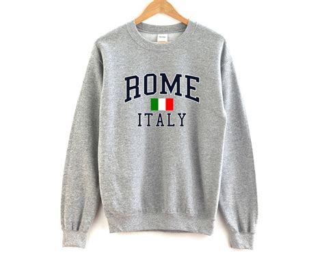 rome italy sweatshirt unisex rome crewneck etsy uk