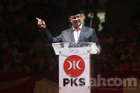 Foto Pidato Kebangsaan Anies Baswedan Saat Milad Pks Ke 21 Di Istora