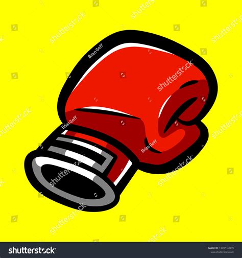 Boxing Gloves Punching Stock Vector Royalty Free 1349519009