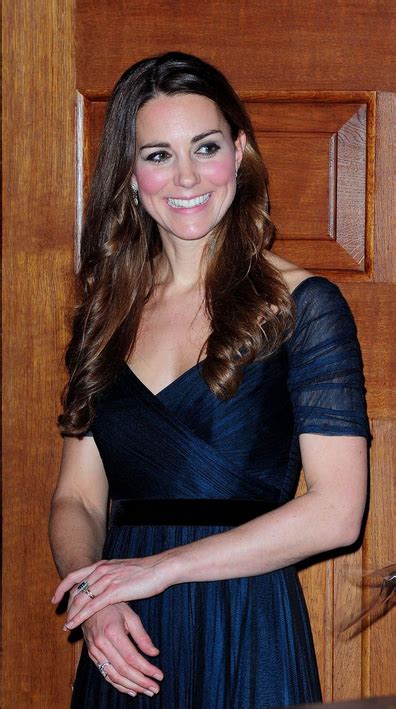 Kate Middleton Dark Navy Prom Dress 100 Women In Hedge Funds Gala