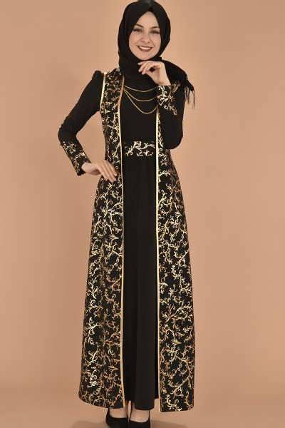 30 contoh baju gamis batik kombinasi polos terbaru 2019. 30 Model Gamis Simple, Elegan dan Mewah Terbaru 2019 ...