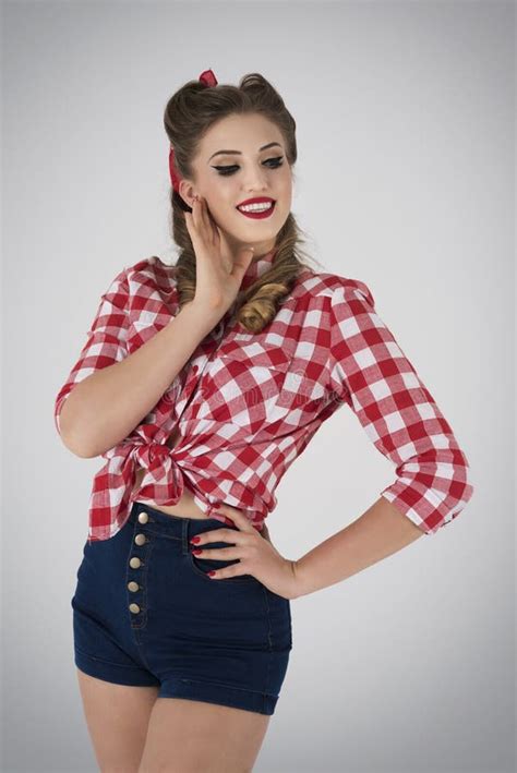 Pin Up Girl Stock Photo Image Of Girl Looking Glamour 76318714