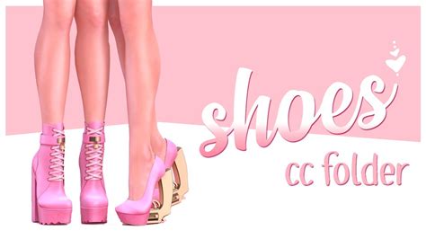 Female Shoes Cc Folder 🌷sims 4 Showcase Female Shoes Mods Cc Folder