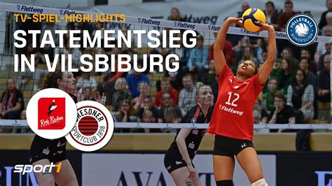 spieltag highlights rote raben vilsbiburg vs dresdner sc 1 volleyball bundesliga youtube