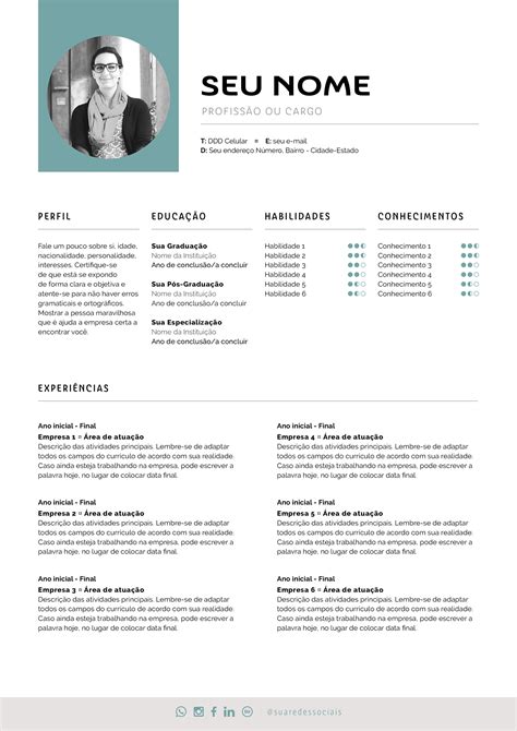 Templates para Currículo CV on Behance