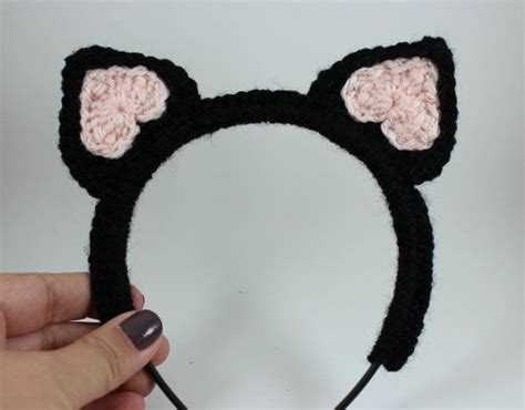Crochet Cat Ear Headband By Handmadereverie On Etsy 1200 Handmade