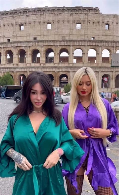 Models Spark Fury For Removing Robes To Flash Racy Underwear In Front Of Colosseum Daily Star