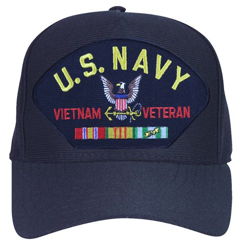 Us Navy Vietnam Veteran Cap With Logo And Ribbons Ball Cap Walmart