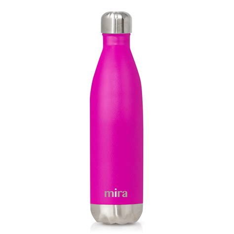 Mira Stainless Steel Vacuum Insulated Water Bottle Leak Proof Double Walled Cola Shape Bottle