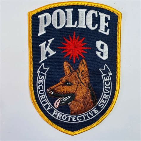 K9 Security Protective Service Police Patch Police Patches Police