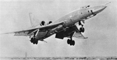 A Right Front Underside View Of A Soviet Tu 22 Blinder Bomber Aircraft