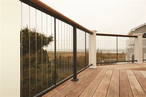 Prefabricated Vertical Cable Rail Panels In 6 And 8 Foot Lengths Deck